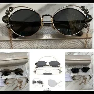 JIMMY CHOO PLAYFUL AND VERY CREATIVE ADD ON BLING SUNGLASSES Jimmy Choo | Accessories | Jimmy Choo Playful And Very  main image 2